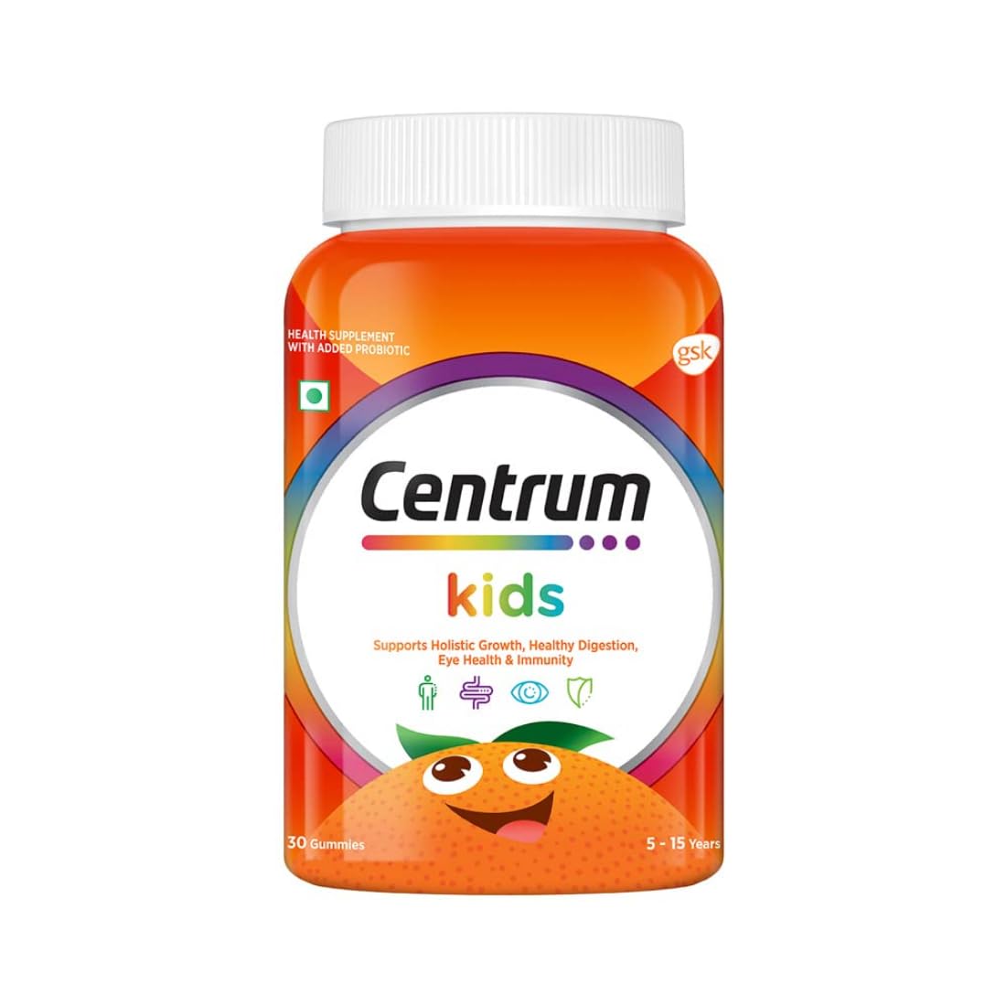 Centrum Kids, with probiotics, Vitamin C & 11 other nutrients for Immunity, Heal