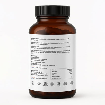 GATACA Pure Ca-AKG 500 mg Capsules for Cellular Energy & Healthy Aging | Calcium Alpha Ketoglutarate Supplement | Supports Mitochondrial Energy, Longevity & Vitality | 30 Vegan Capsules