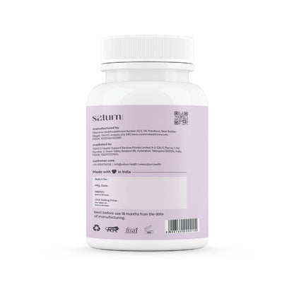 Saturn by GHC Plant Based Joint Support Tablet - 60 Tablet (Pack of 1) | With Glucosamine, Chondriotin, MSM Supplements & Herbal Extract for Strengthening Joints