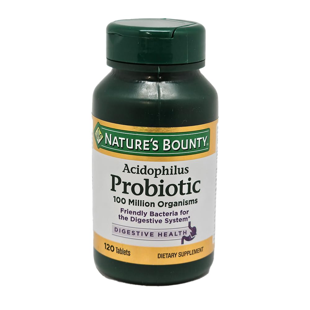 Nature's Bounty Acidophilus Probiotic (120 Tabs)