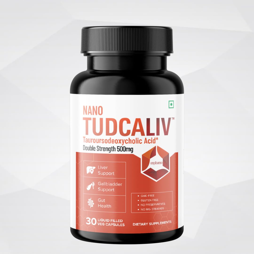 Onpharno TUDCA Liver Supplement | Liver & Gallbladder Support | Enhances Detoxification, Promotes Healthy Bile Flow & Digestion | 500mg – 30 Vegan Capsules