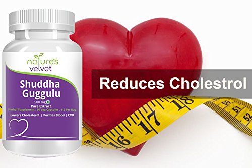 Natures Velvet Pure Extract Shuddha Guggulu 500mg - 60 Capsules- image 4