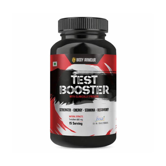 Wellbe Nutrition Body Armour Test Booster (60 Capsules) For Recovery |Strength|Energy Endurance