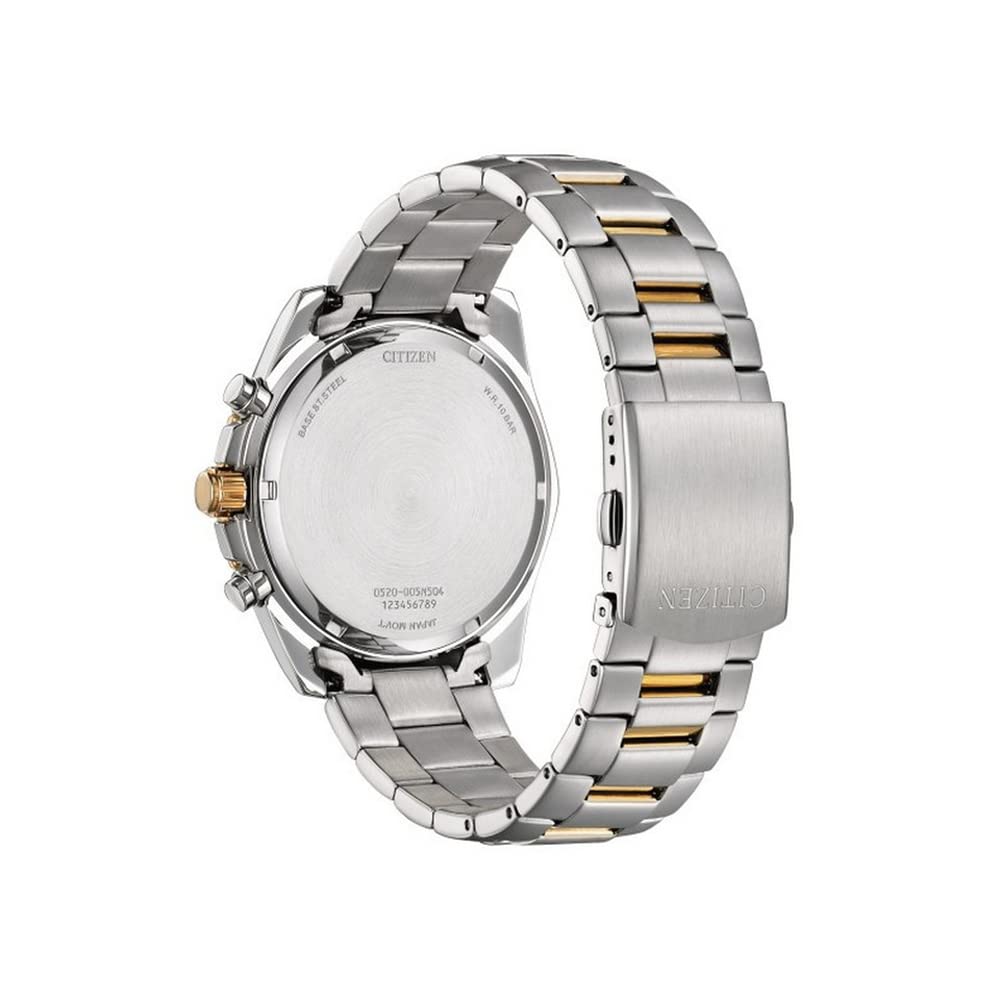 Citizen Stainless Steel Analog Gray Dial Men Watch-An8204-59H, Multi-Color Band