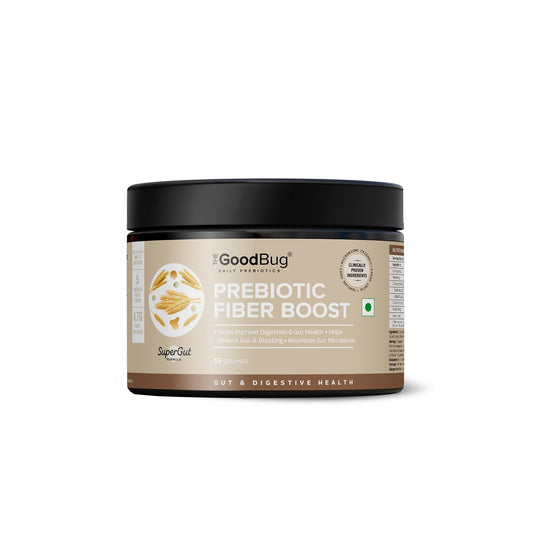 The Good Bug Prebiotic Fiber Boost Powder Improves Digestion Bloating & Gas Relief Natural Fiber Supplement From Green Pea, Chicory Root & Fos Non-Gmo Gluten Free 15 Servings