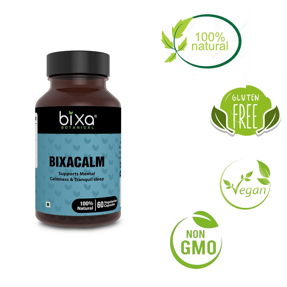 Bixa Botanical Bixacalm Capsules, Ashwagandha Extract Supports Mental C- image 2