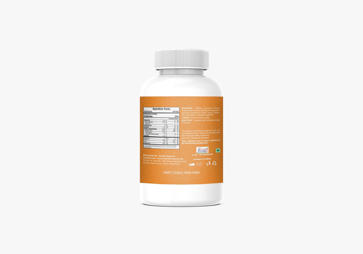 Sat Wellness Stamina Supefood Powder Herbal Supplements For Personal Health Care Improvement Support strength & energy
