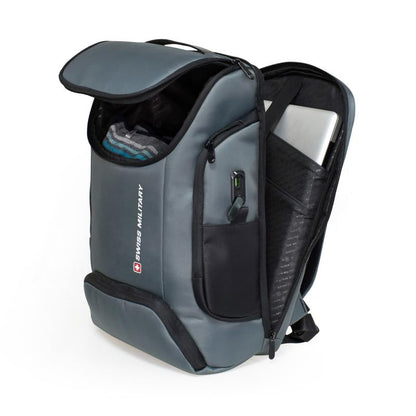 SWISS MILITARY Helium 21L Laptop Backpack Fits 15.6" Laptop USB Chargin- image 8