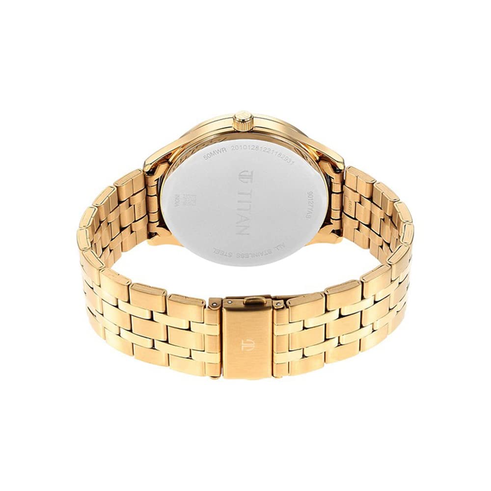 Sonata Titan Regalia Opulent Green Dial Quartz Multifunction Stainless- image 3