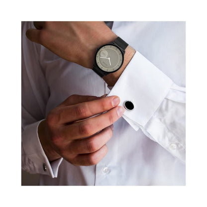 Titan Metal Edge Baseline Analog Beige Dial Men's Watch-1843Nm01/Np1843- image 2