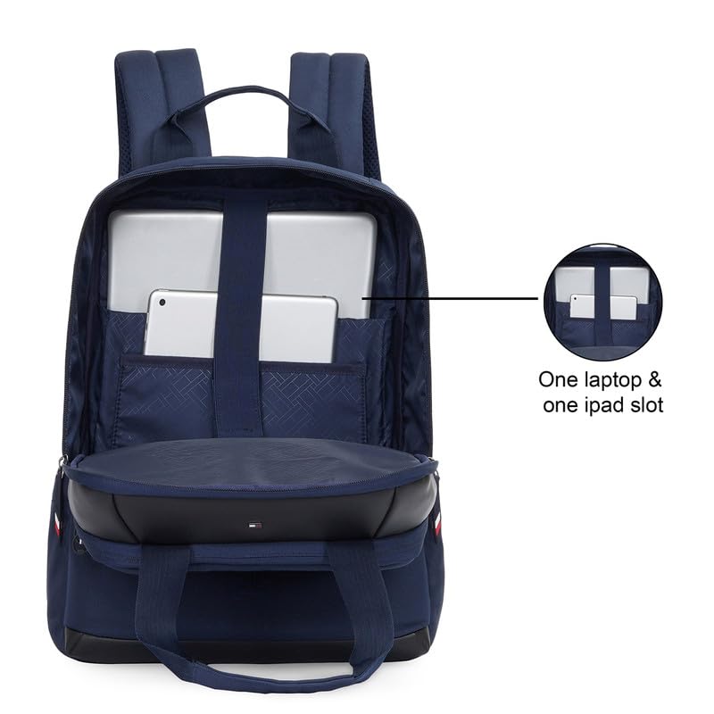 Tommy Hilfiger Unisex Hornet Laptop Backpack - Navy- image 2