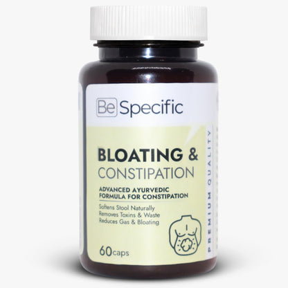 BeSpecific Bloating & Constipation Care Capsules (60) | Ayurvedic Digestive Formula with Natural Extracts | Supports Relief from Gas, Bloating, Indigestion & Irregular Bowel Movement | Gut Health Support