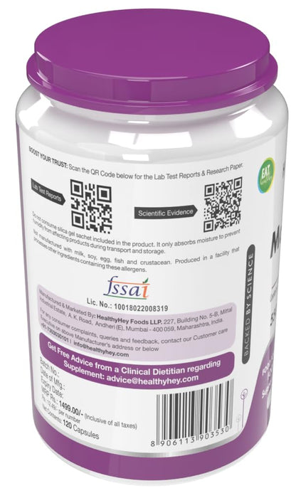 HealthyHey Nutrition Alpha Lipoic Acid 60 capsules & Magnesium Glycinate 120 capsules