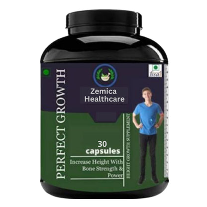 Secure Healthcare | Perfect Growth | Increase Body Strength | Height Growth | Body Growth Bones | Capsule | 30 No | Pack of 1