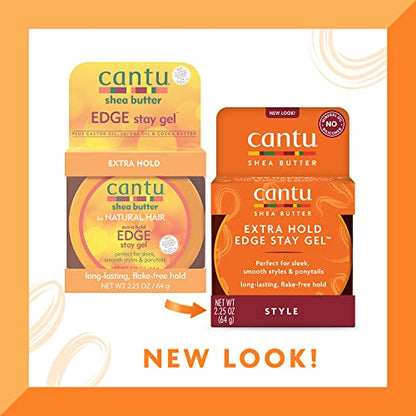 CANTU Extra Hold Edge Stay Gel, 65 ml