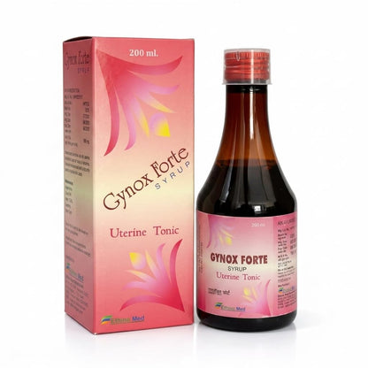 Gynox Forte Syrup – Ayurvedic Proprietary Uterine Tonic for Women | Herbal Formula for Female Wellness & Daily Care | Ayurvedic Syrup for Regular Use | 200 ml