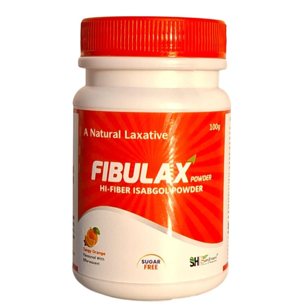 Fibulax 100g Isabgol Laxative Powder - Natural Psyllium Husk for Digestion