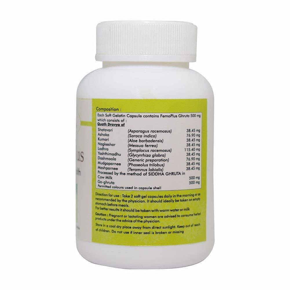AL-Ayurvedic Life Femo Plus 30 Capsules - Herbal formulation for women's health