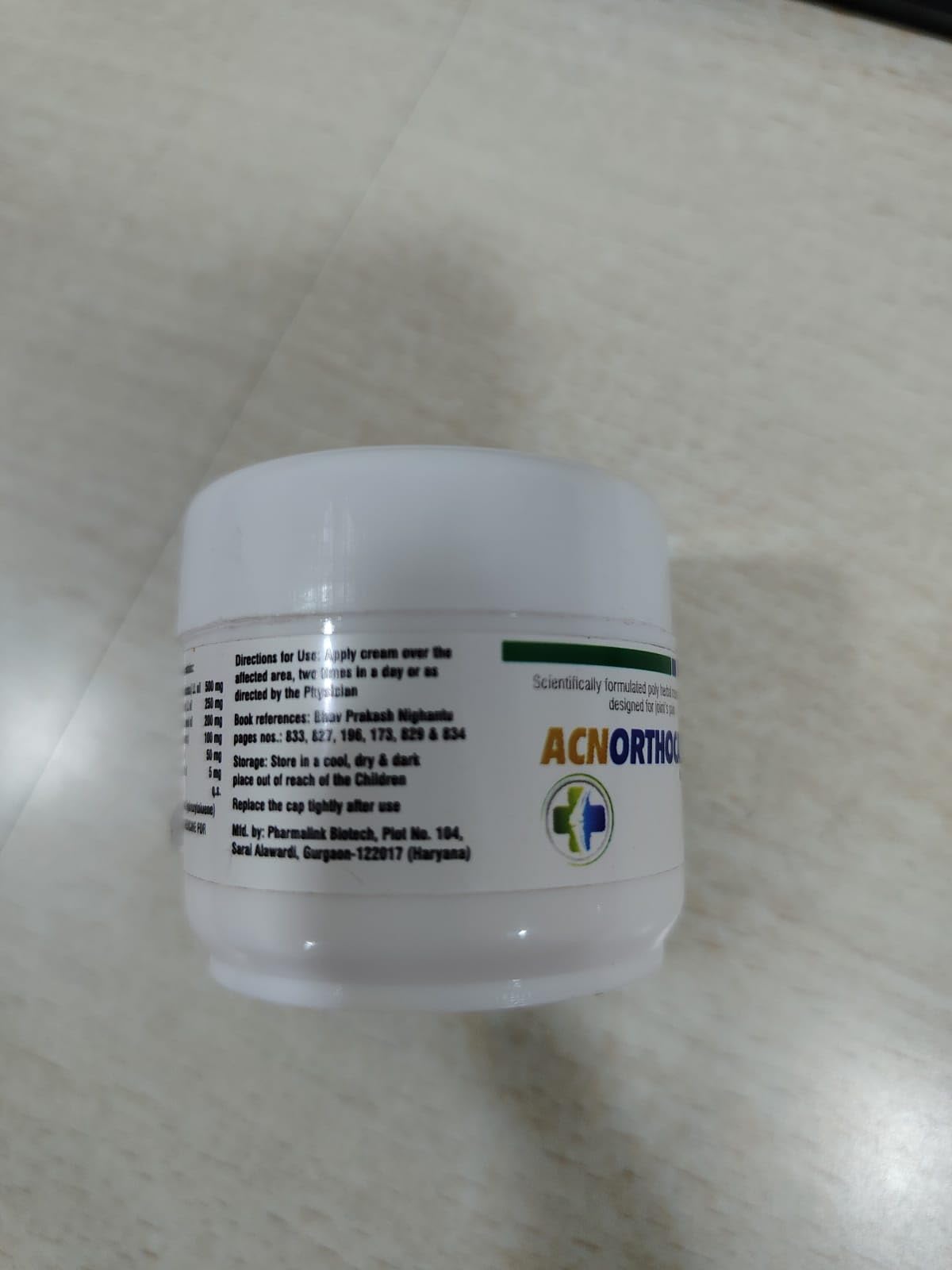 ACN Orthocare Pain Relief Cream for Joint Pain, Back Pain, Muscle Stiffness, and Body Ache