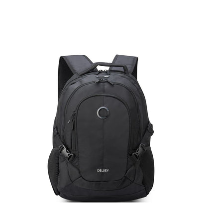 Delsey Paris Black Laptop Backpack For Men And Women (Element) 15.6 Inch