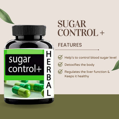 Sugar Control Plus | Control Body Sugar Level | Control Sugar Level | Sugar Free Medicine | 100g | Pack of 1