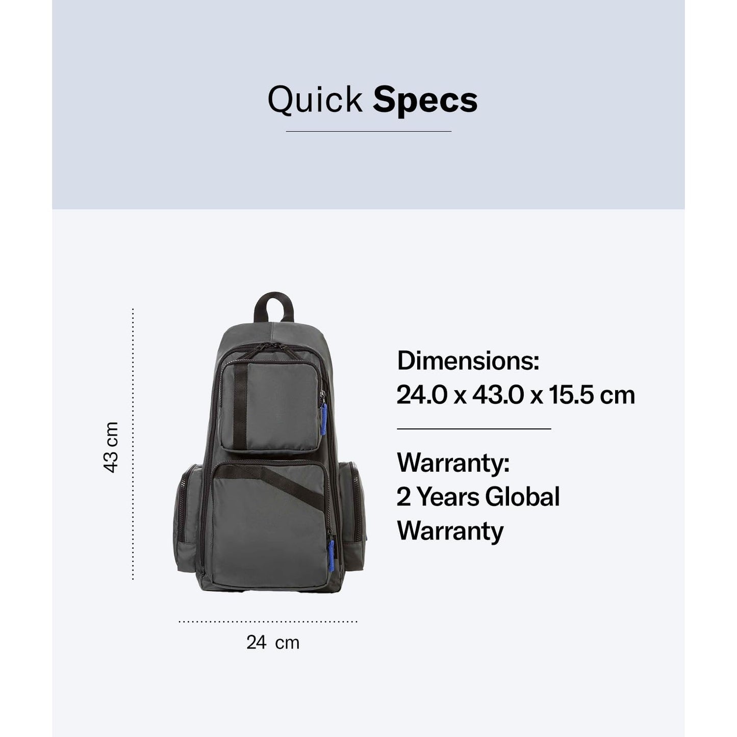 Samsonite Red Lukout Backpack 24 Cms Grey Polyester Premium Casual Daypacks for Travel Vol - 26 lit