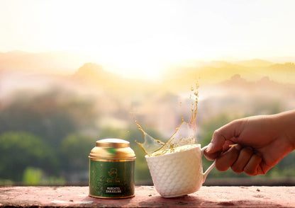 OH CHA - Muscatel Darjeeling Tea|Premium Single Estate 100% Whole Leaf Black Tea|Seductively Sweet Muscatel Flavor|Pure Unblended Darjeeling Long Leaf Tea|35Gram Tin Caddy - Loose Leaves