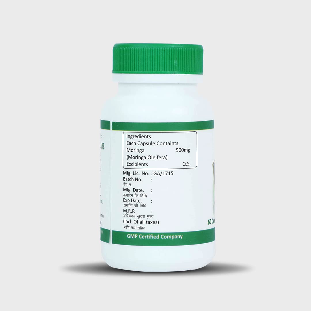 SONA HEALTH CARE MORINGA CAPSULES- 60 CAPSULES (Pack of 1)