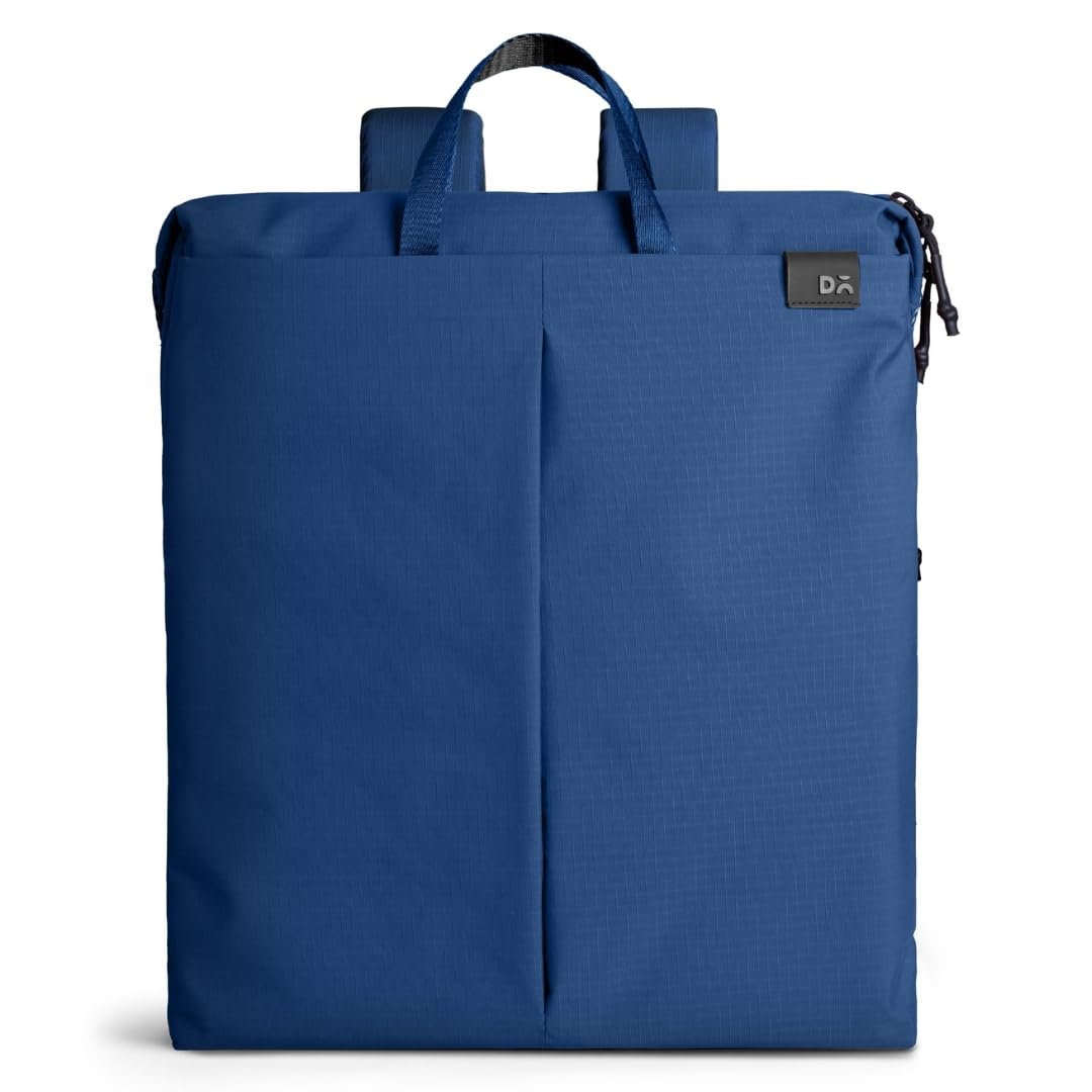 DailyObjects Water Resistant Pivot Workpack Bag (19L) for Men & Women|Fits 13/14/15.6 inch Laptop/Macbook Pro/Air|Lightweight| Backpack |Office/Daily Use/Travel|Multi Pocket|Padded Strap (Blue)