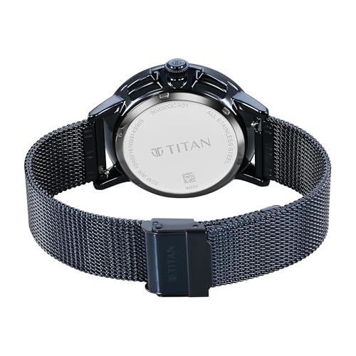 Titan Analog Anthracite Dial Men's Watch-90200QM01- image 5