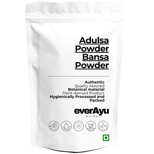 Adulsa Powder (अडूसा पाउडर) | Bansa | Malabar Nut | Vasa Adusha | Adhatoda Vasaka Herbal Powder | 100% Natural Ayurvedic Herb for Daily Wellness