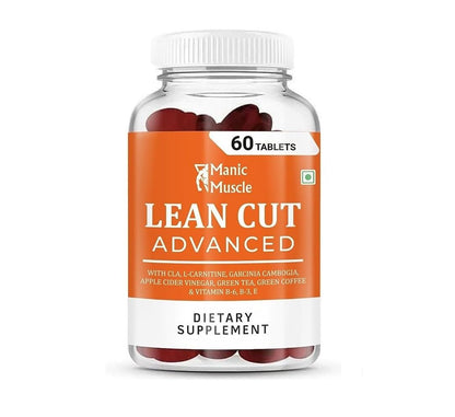 Manic Muscle Lean Cut - Thermogenic Fat Burner, Weight Loss Supplement, Appetite Suppressant, & Energy Booster (60 Tablets)