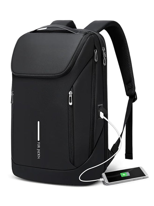 FUR JADEN Pro Series Smart Tech Anti-Theft Laptop Backpack With USB-A and USB-C