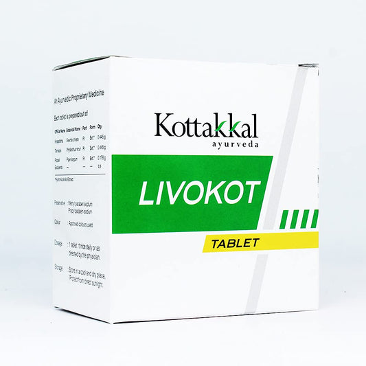 Livokot Tablet-100 tablets (Pack Of 1) | of Arya Vaidya Sala Kottakkal