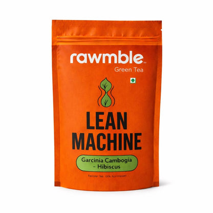 Organic Green Tea for weight loss | Instant Loss in Days | Loose Leaves | Burns Belly Fat | Added Garcinia Cambogia | 100% Pure Leaves | Hibiscus Flavour | Weightloss tea for women men