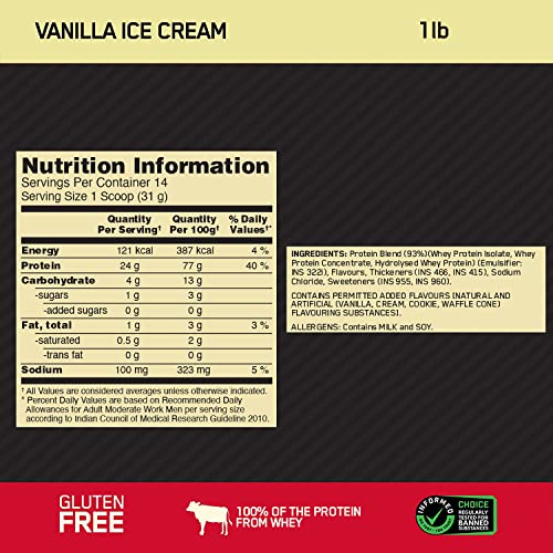 Optimum Nutrition (ON) Gold Standard 100% Whey Protein Powder (Vanilla- image 7