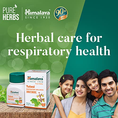 Himalaya Wellness Pure Herbs Tulasi Respiratory Wellness | Holy Basil |- image 5