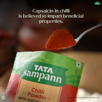 Tata Sampann Chilli Powder with Natural Oils, 200g, Lal Mirchi Powder, Mirchi Powder