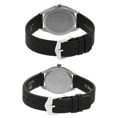 Titan Bandhan Analog Silver Dial Couple's Watch -NM15782489SL03 / NL15782489SL03/NP15782489SL03