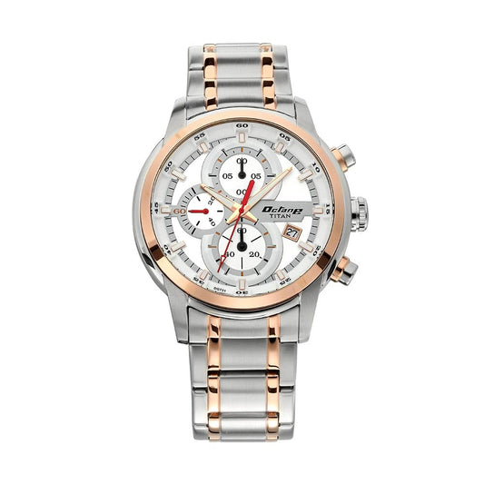 Titan Octane Analog Silver Dial Men's Watch-NL90086KM02