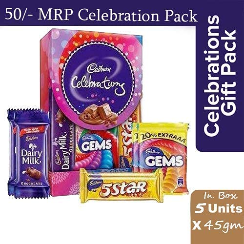 Rakhi Gift for Brother Bhabhi with Cadbury Celebration Chocolates Pack, Rakhi Gift for Bhaiya Bhabhi with Rakshabandhan Greeting Card, Stone Studded Beaded Floral Rakhi for Brother Bhabhi with Cadbury,Greeting Card, Tilak set