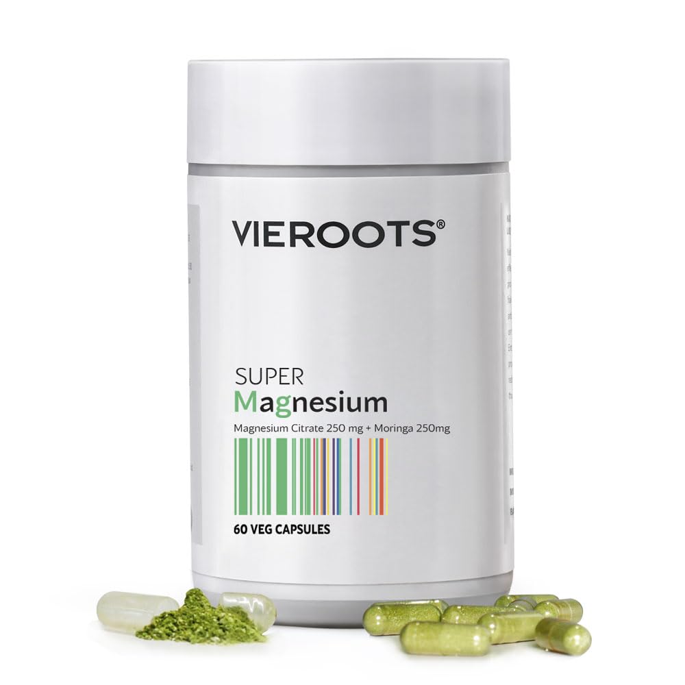 VIEROOTS Super Magnesium - Capsule, 60 Count