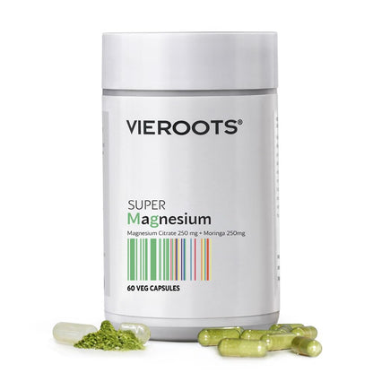 VIEROOTS Super Magnesium - Capsule, 60 Count