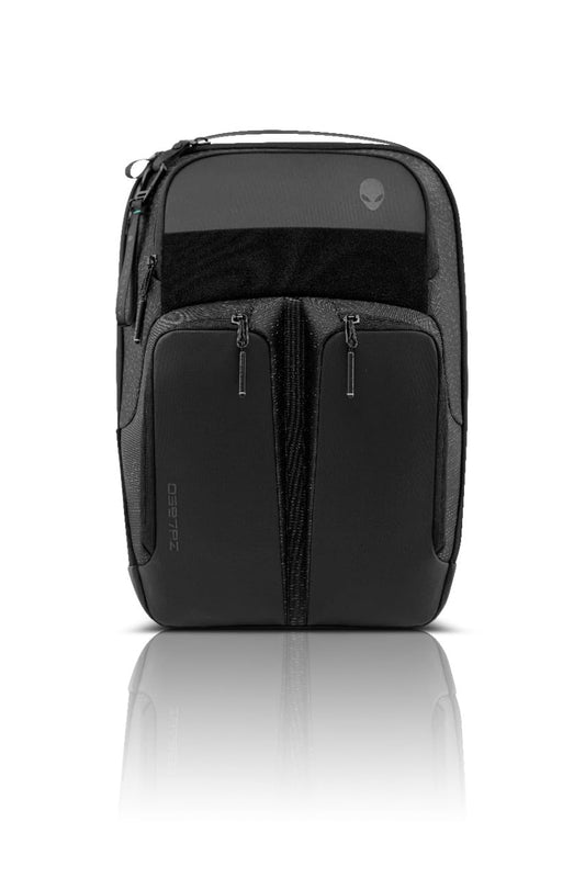 Alienware 28L Horizon Utility Backpack|Weather Resistant |Nylex, Cushioned EVA |Sternum + Shoulder Carrying Straps |Front & Mesh Pocket with 3 Year Warranty |AW523P- Color: Galaxy Weave Black.