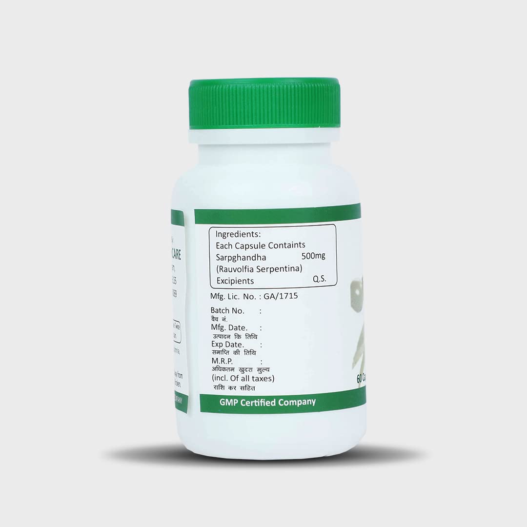 Sona Health Care Sarpagandha Capsules (Pack of 2)