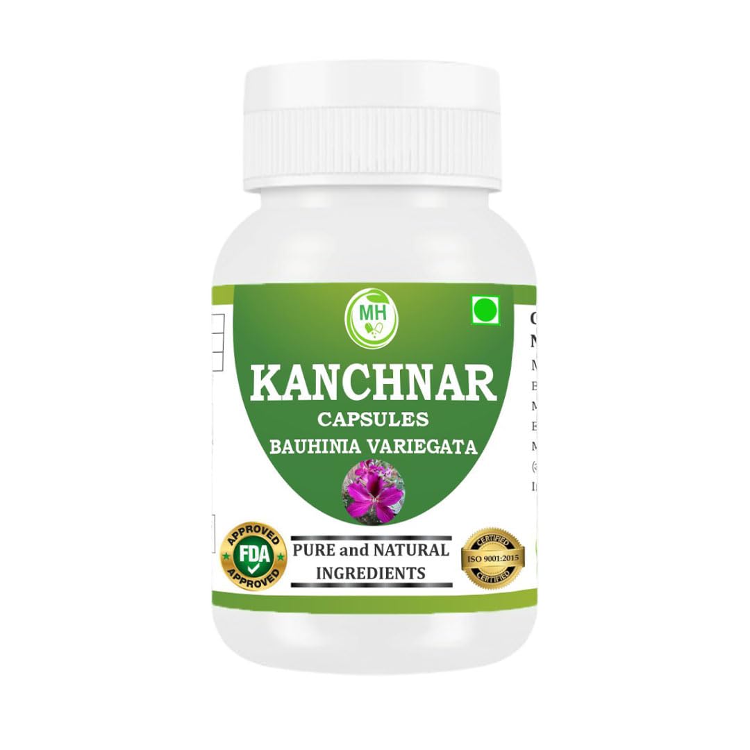 MORSAN HEALTHCARE | Kanchnar Capsules 500mg – 60 Count | Vegetarian | Plant-Based | Herbal Supplement | No Artificial Additives | Gluten-Free | Organic | (pack of 2)
