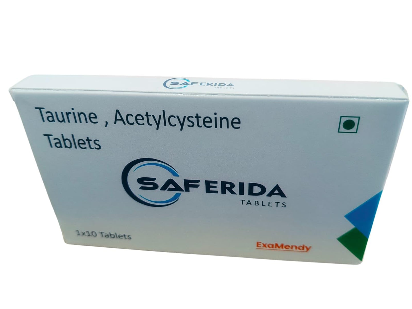 Saferida Tab Taurine, Acetylcysteine Tablets, 1 * 10 Tab