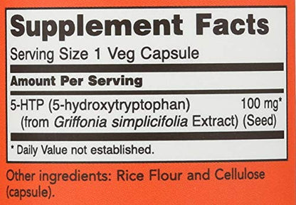 Now Foods 5-Htp, 60 Vcaps 100 mg- image 5