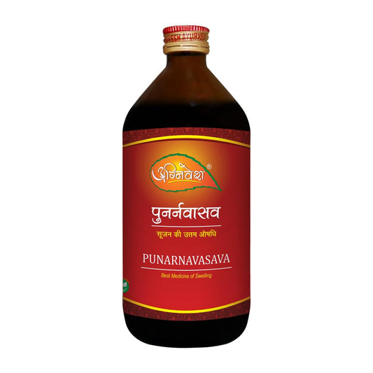 Agnivesh Punarnavasava Syrup/450Ml/ Useful In Swelling, Ascites & Abdominal Disorders(pack of 2)