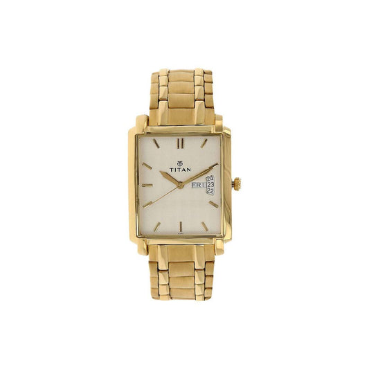 Titan Regalia Analog White Dial Men's Watch-NL1506YM01/NP1506YM01